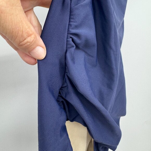 Kona Sol Womens Navy Blue Racerback Coverage One Piece Swimsuit Size XL - Picture 5 of 8